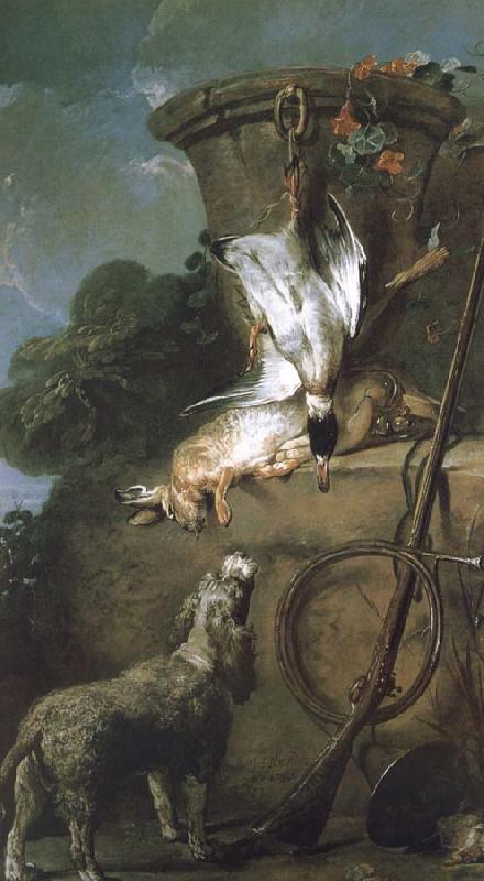 Jean Baptiste Simeon Chardin Spain hound and prey Sweden oil painting art